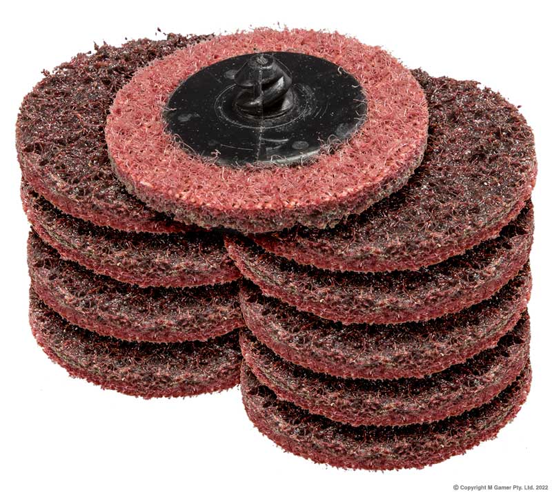 50mm Abrasive Disc Pack (Maroon)